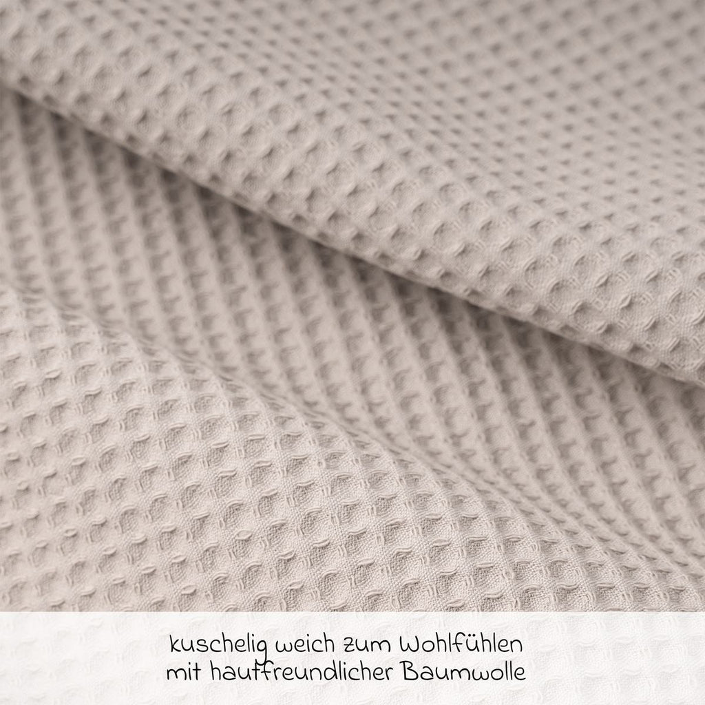 Bakside av Sengeslange i vaffelpiké 180 cm, Seashell