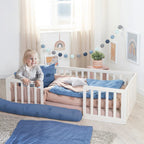 Sengeslange Lil Elephant moonlight med elefantbroderi bakside