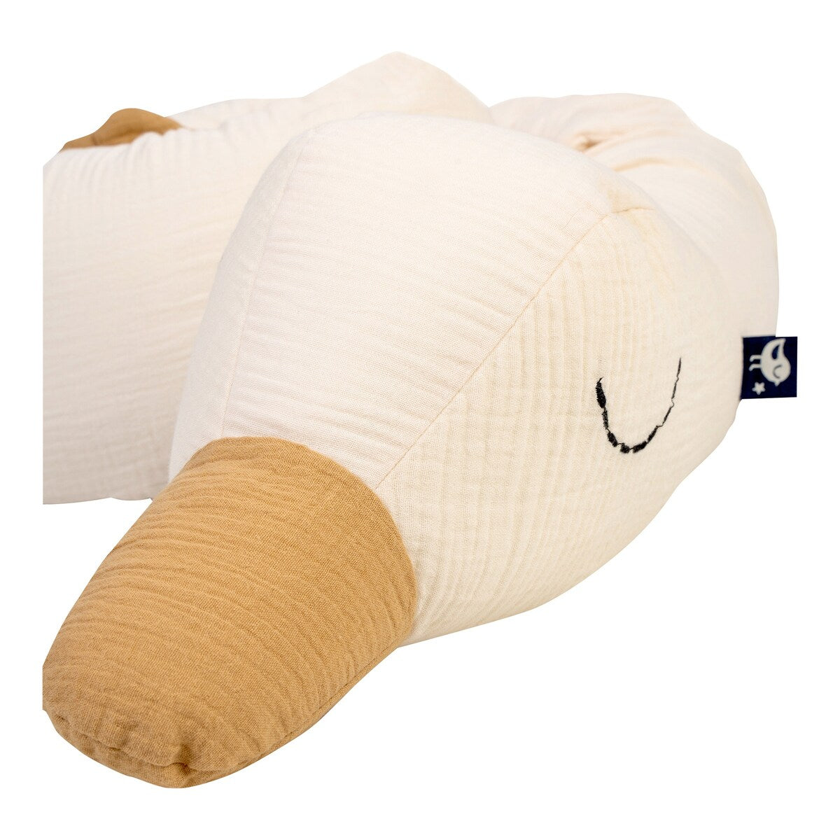 Sengeslange musselin Sleep Buddy 180 cm bakside