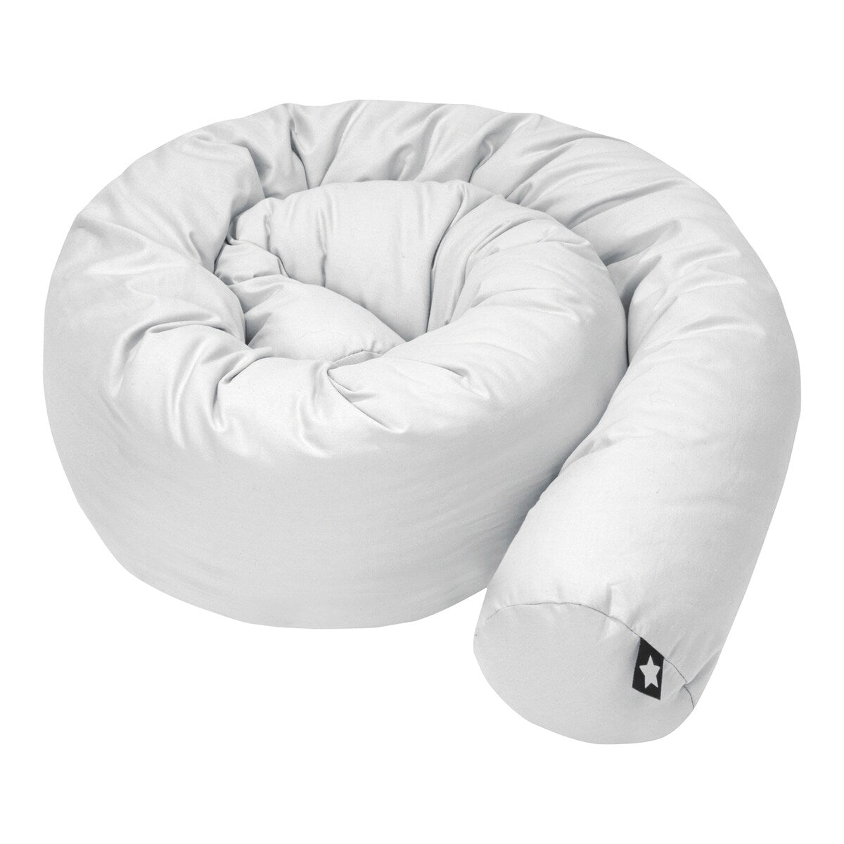 Sengeslange Nordic bomull 180 cm Ø 14 cm forfra