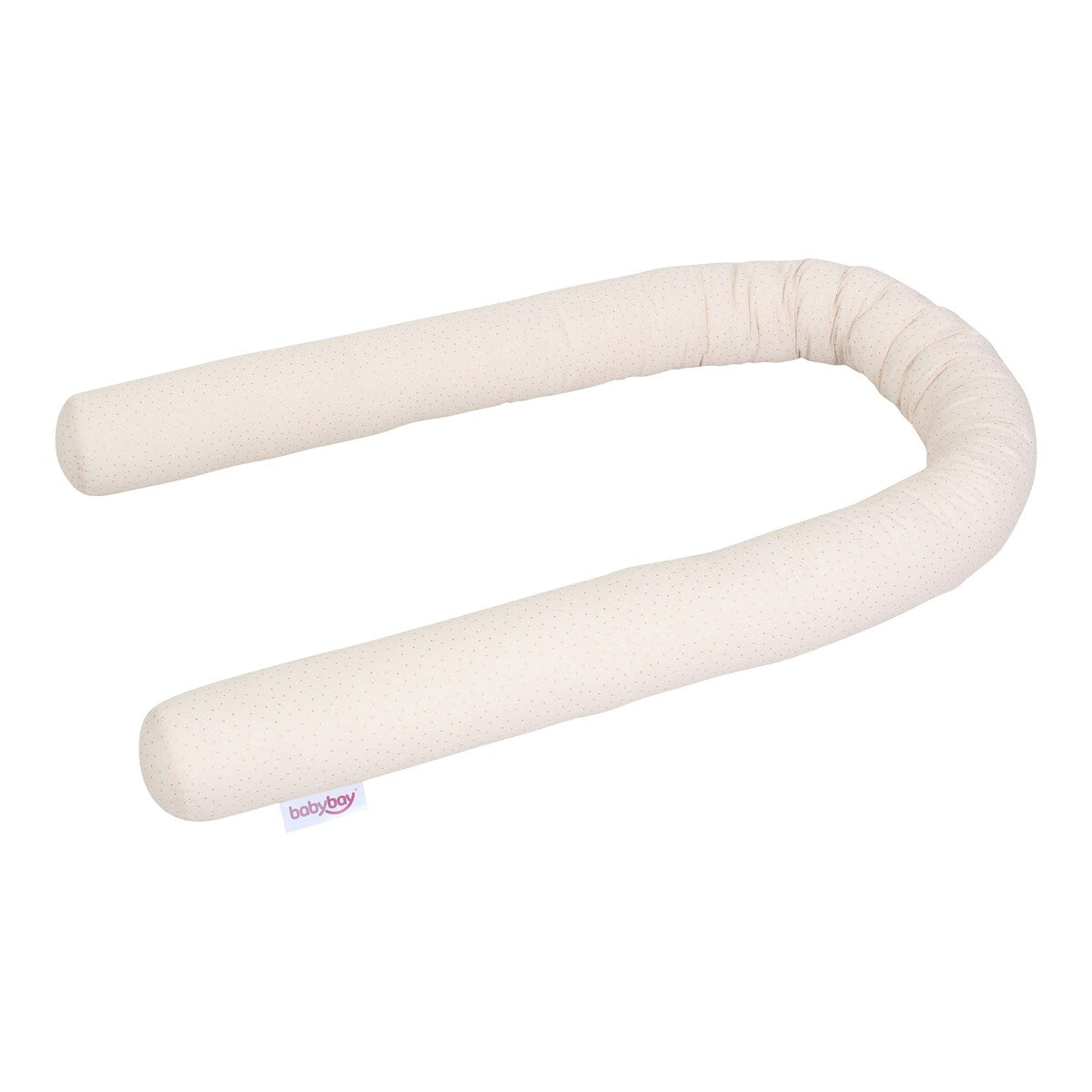 Sengeslange økologisk bomull for alle bedside-senger fra babybay forfra