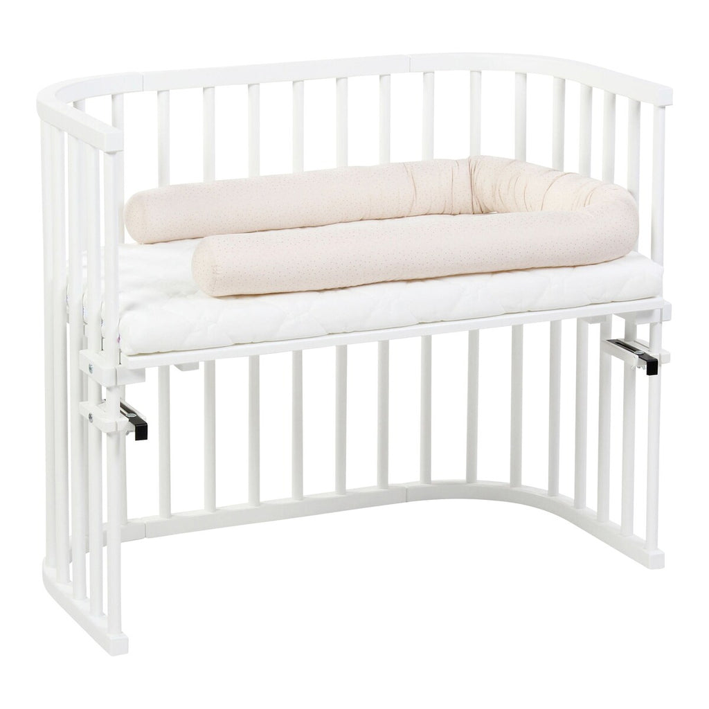 Bakside av Sengeslange økologisk bomull for alle bedside-senger babybay