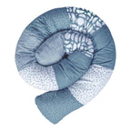 Sengeslange patchwork bomull 200 cm, Ø 13 cm forfra