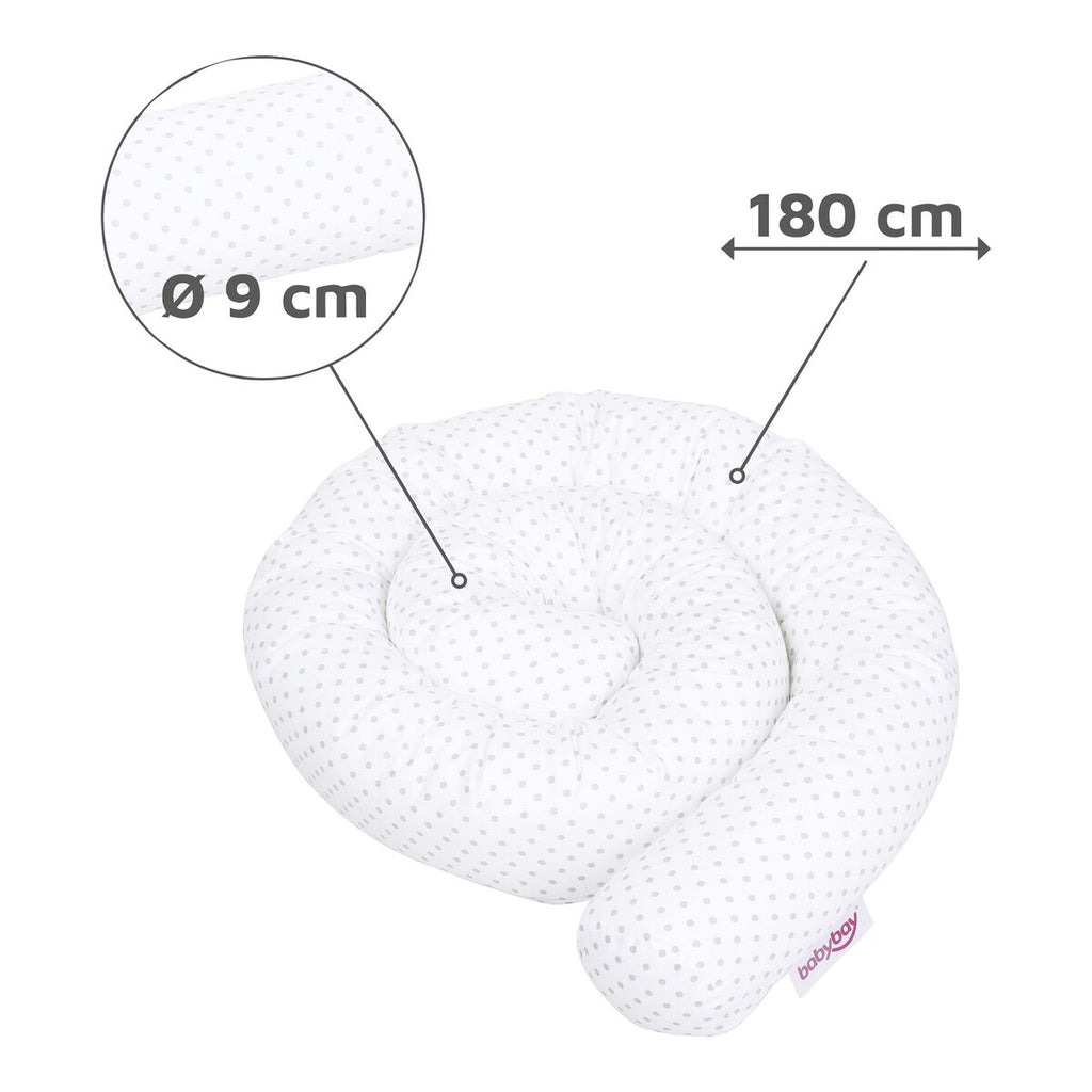 Sengeslange piqué 180 cm for alle modeller - babybay