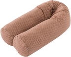 Sengeslange XL fiskemønster brun 140 cm bakside