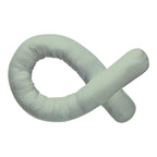 Sengeslangebeskytter musselin 14x180 cm bomull i sand farge