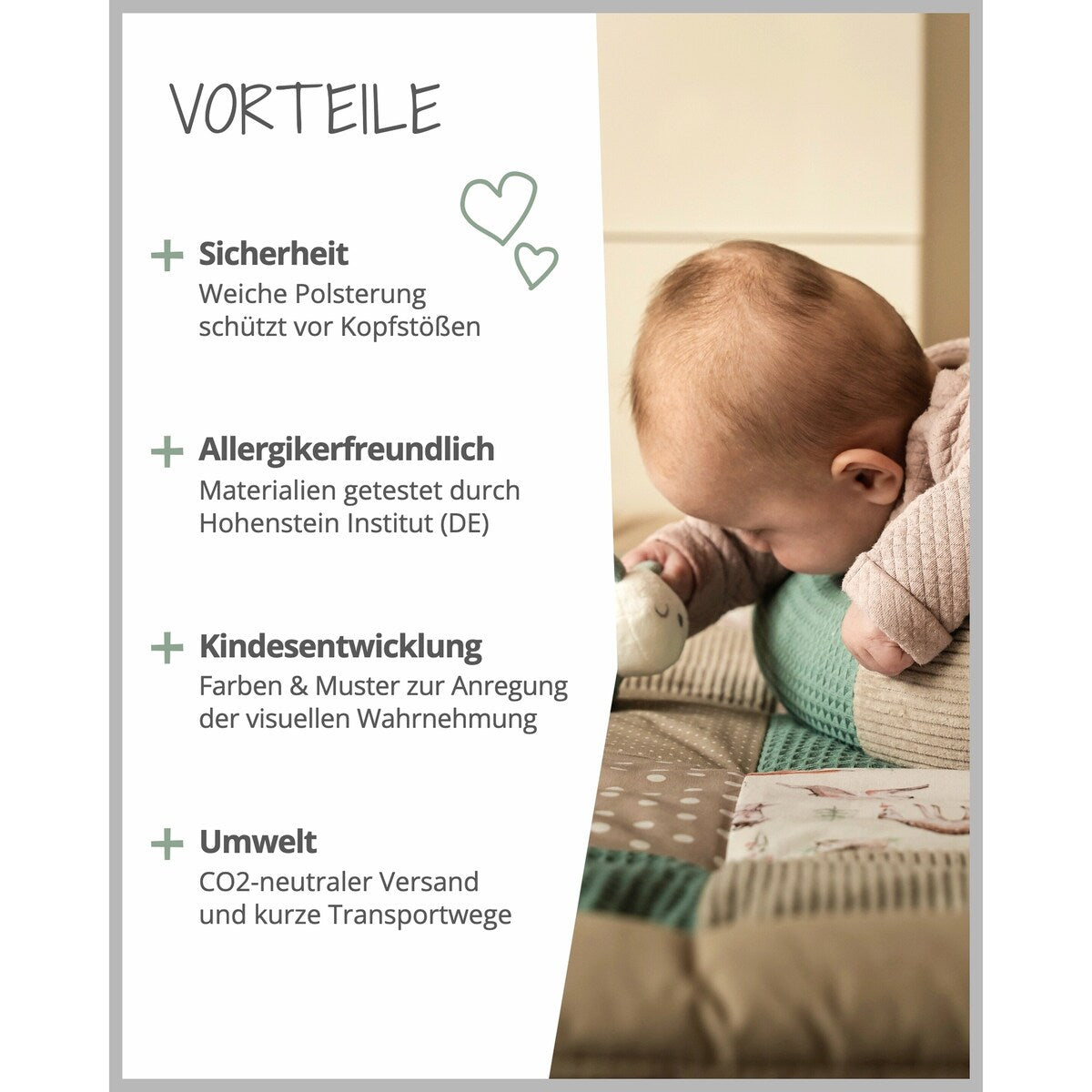 Nærbilde av vaffelpiqué på Sengeslangebeskytter patchwork 200 cm vaffelpiqué/cord
