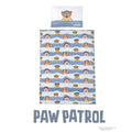 Sengetøy 2-delt Paw Patrol bomull 40x60/100x135 cm forfra