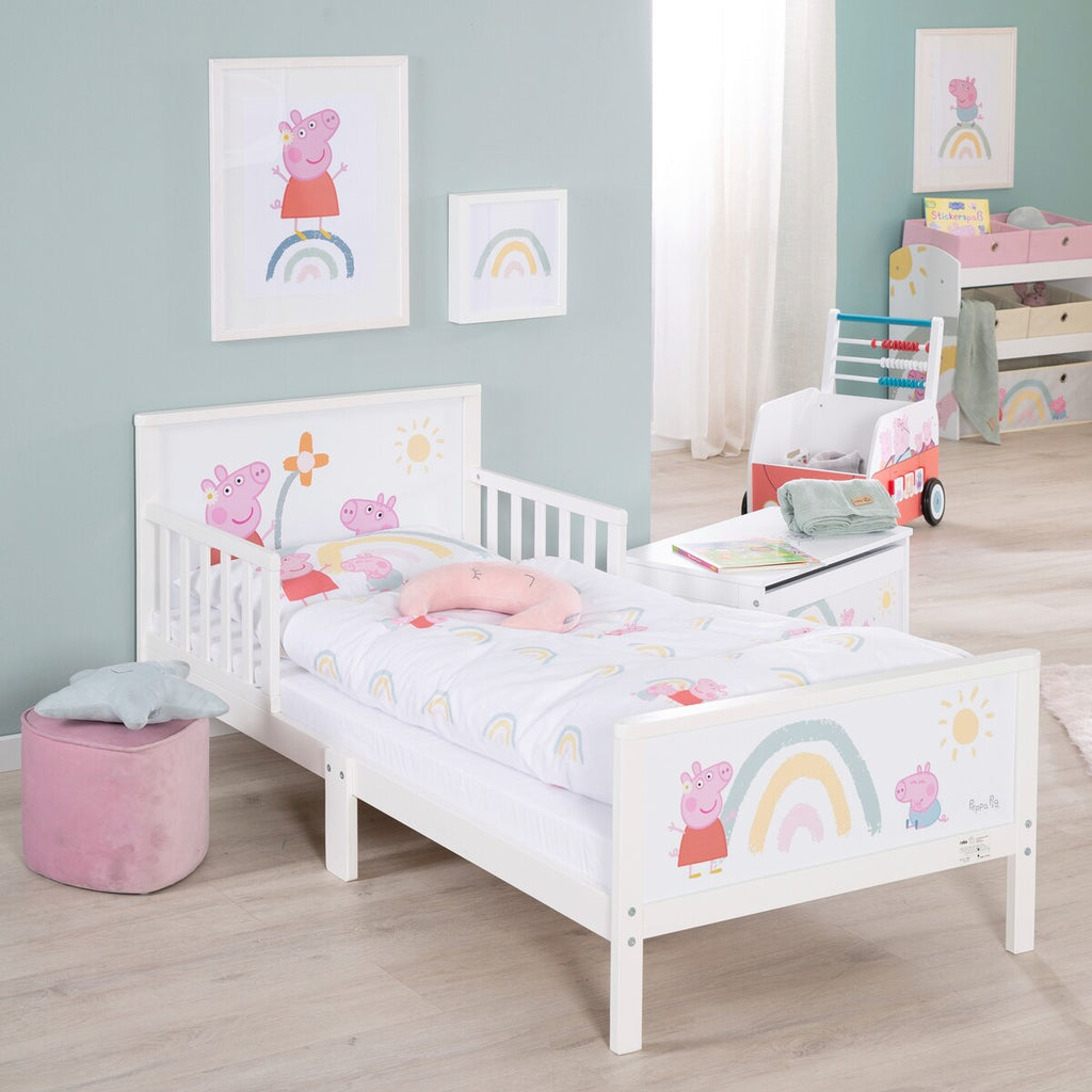 Sengetøy 2-delt Peppa Pig bomull 40x60/100x135 cm pakket