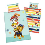 Sengetøy flanel vendbart PAW Patrol bakside
