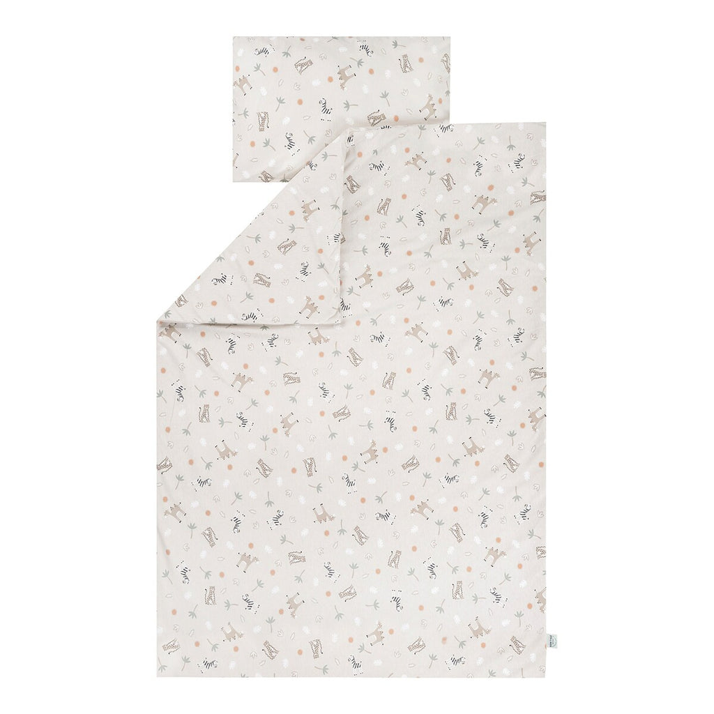 Sengetøy jersey 40x60 / 100x135 cm bomull forfra