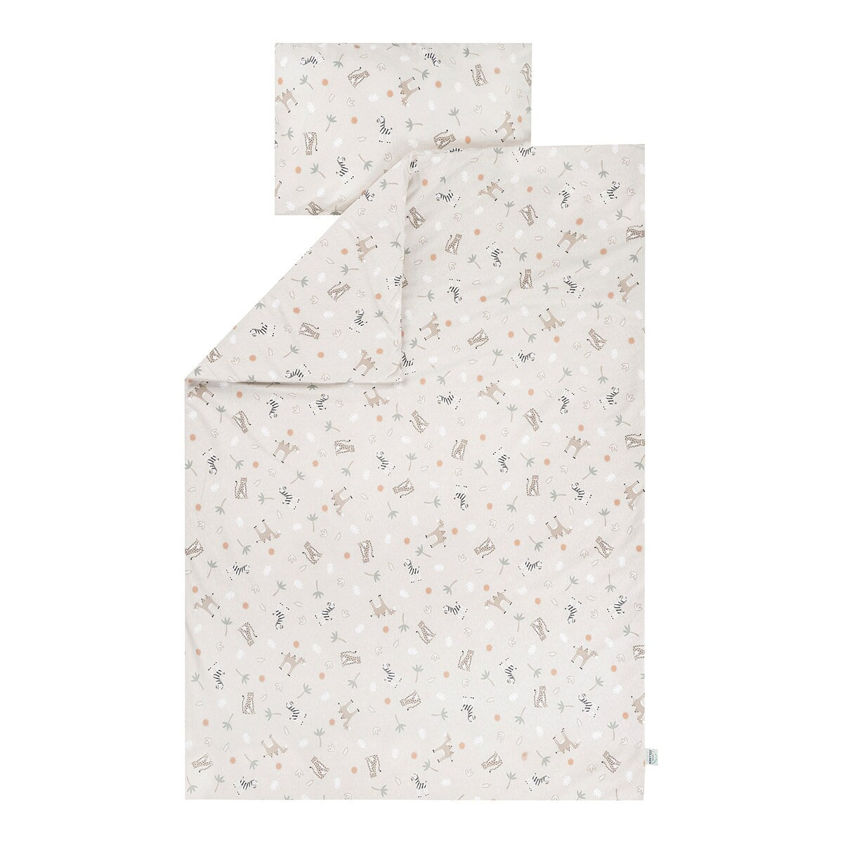 Sengetøy jersey 40x60 / 100x135 cm bomull forfra