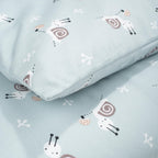 Sengetøy jersey bomull 100x135 cm Schnecke - Zöllner bakside