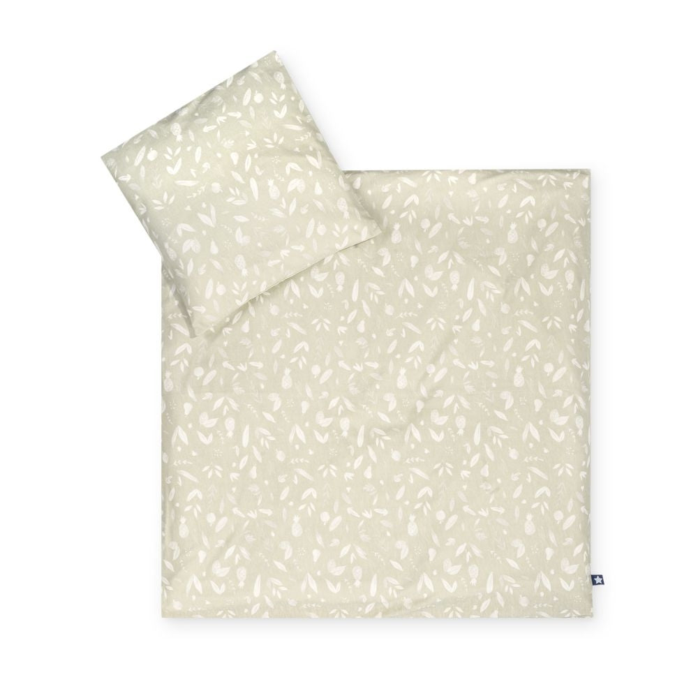 Sengetøy jersey bomull 80x80 cm Tropic - Zöllner sett for vugge