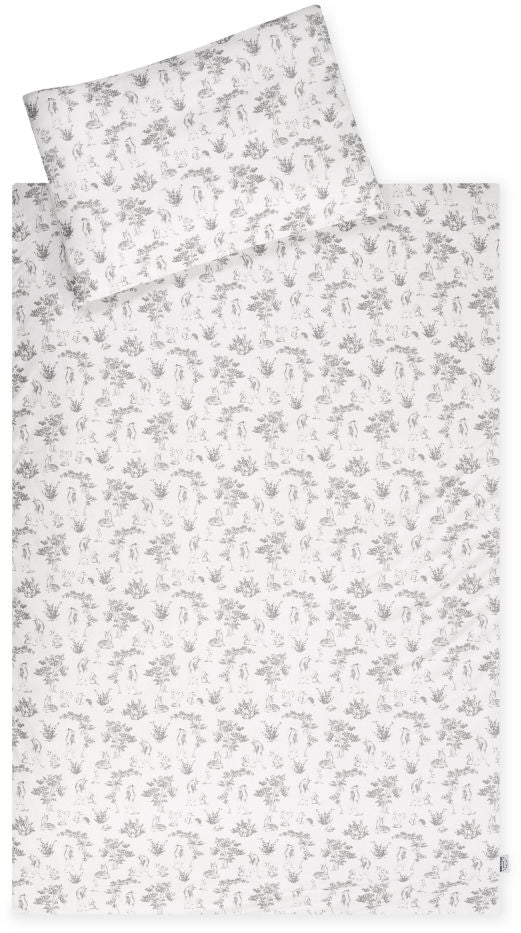 Sengetøy jersey Forest Tale 100x135 cm bomull Zöllner for baby- og barneseng