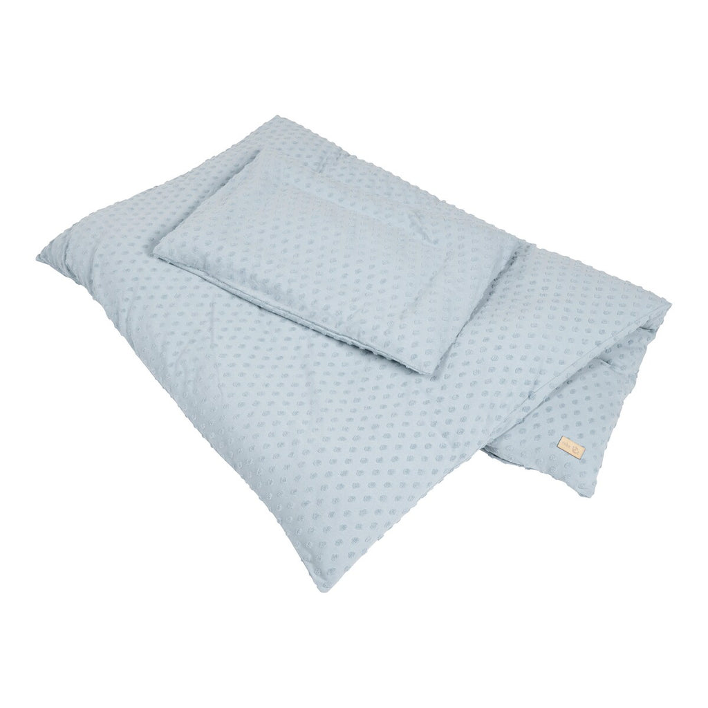Sengetøy Lil Planet 40x60 / 100x135 cm jersey økologisk bomull detalj av jersey-materiale