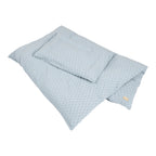 Sengetøy Lil Planet 40x60 / 100x135 cm jersey økologisk bomull detalj av jersey-materiale