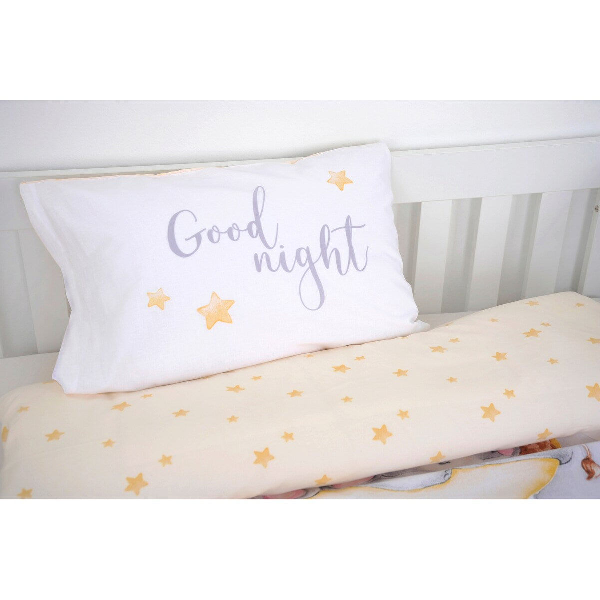 Sengetøy renforcé vendbart Sleeping on the Moon dynetrekk glidelås