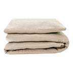 Sengetøy Terra musselin bomull 40x60/100x135 cm farge sand