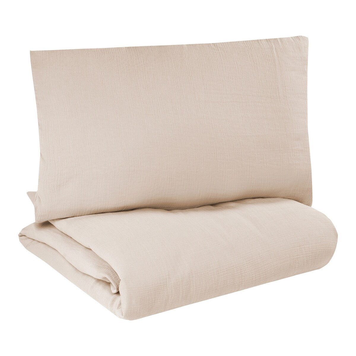 Sengetøy Terra musselin bomull 40x60/100x135 cm pakket