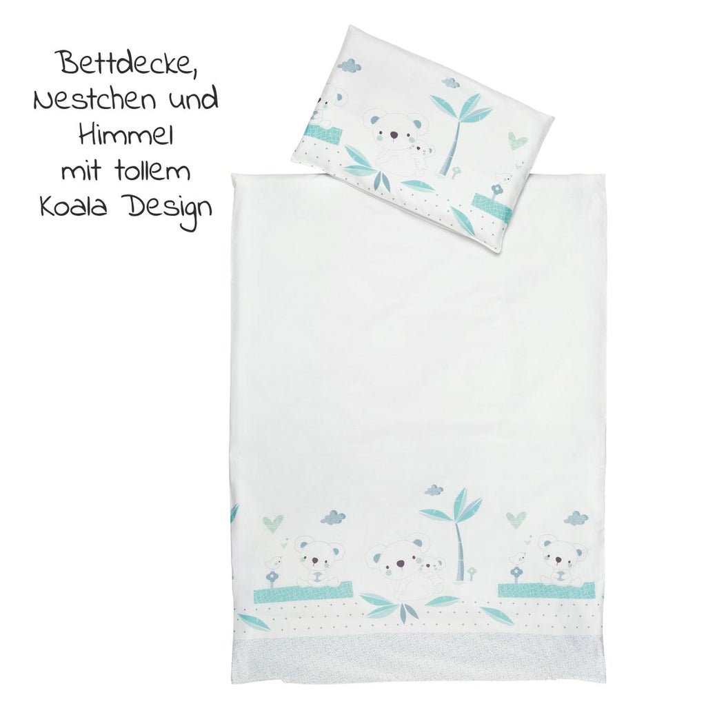 Sengetøysett 4 deler 100 x 135 cm bomull Koala Schardt bakside