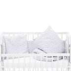 Sengetøysett 4 deler med madrass og sengehest 80x80 cm - Fillikid komplett sett