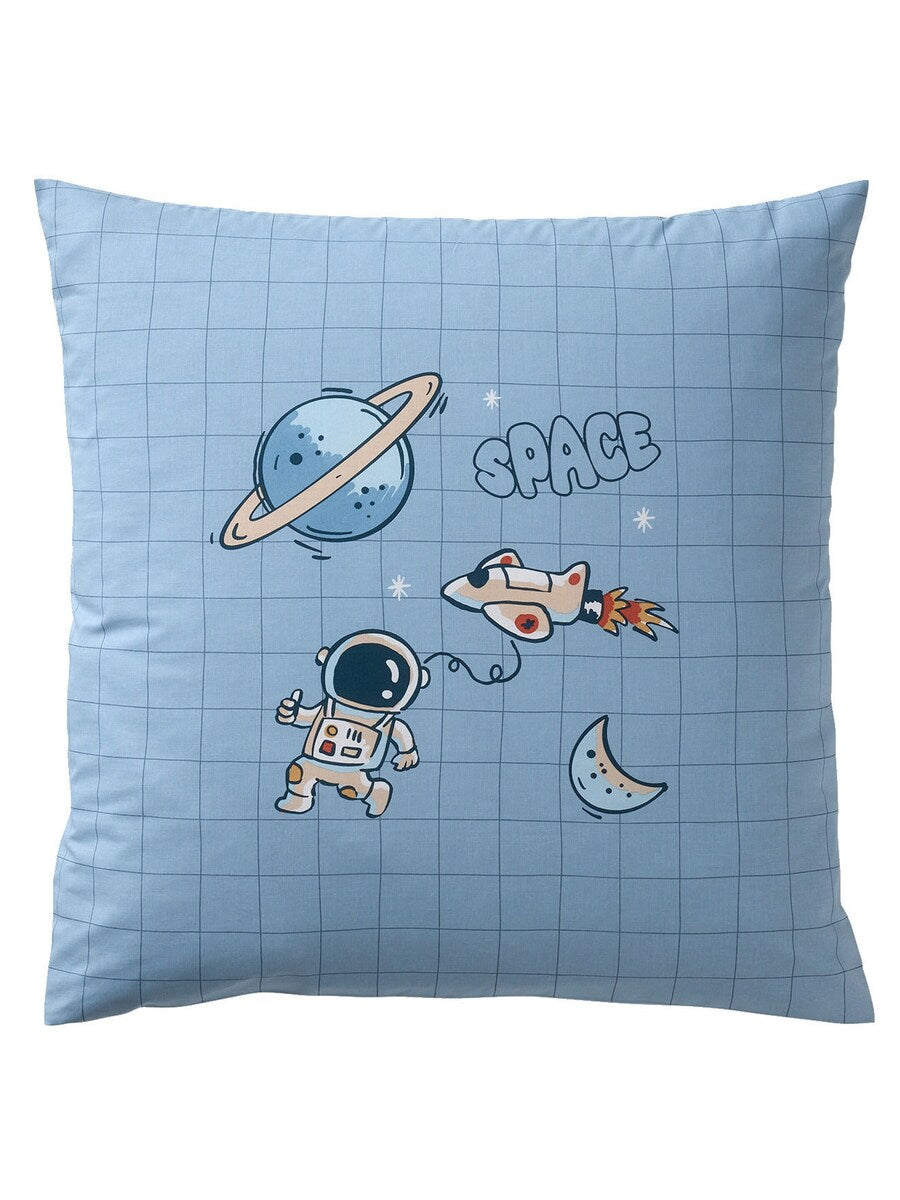 Sengetøysett for barn INTERGALACTIC resirkulert bomull detalj