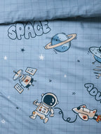 Sengetøysett for barn INTERGALACTIC resirkulert bomull motiv