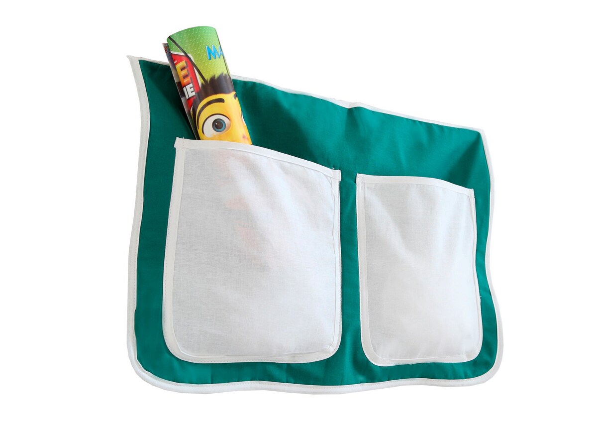 Sengveske i bomull for høyseng og etasjeseng 56x32 cm - Ticaa