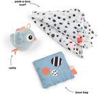 Sensorisk lekesett Birdee Blue for baby - Done by Deer bakside