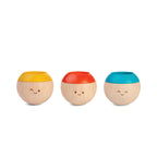 Sensoriske baller i tre 3-pack fra 12 mnd bakside