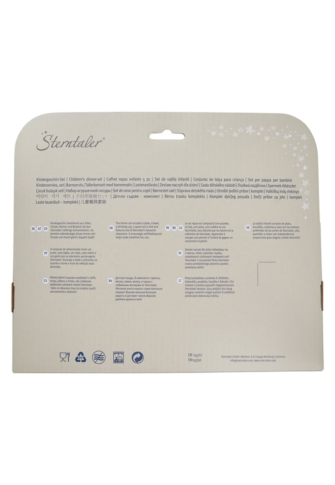 Servise barnesett Hanni 5 deler BPA-fri polypropylen bakside