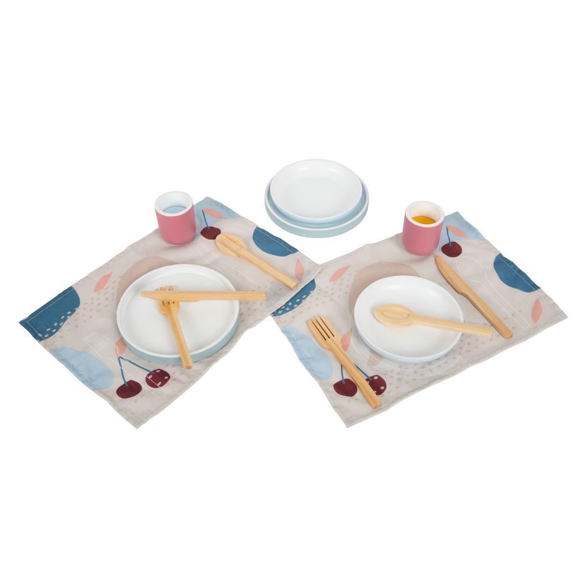 Servisesett i tre 18 deler for 2 personer, Tasty - small foot sett for borddekking