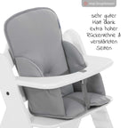 Sidepolstring på seteforminsker til Alpha barnestol Comfort Line grå