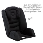 Setereduksjon universal i Airgo-materiale, svart - TFK montert i vogn