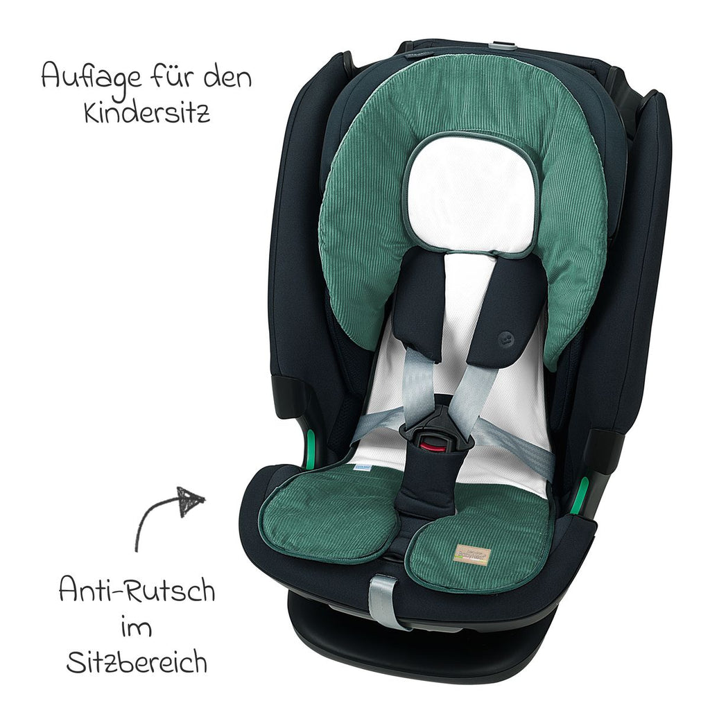 Bakside av Setetrekk Babycool til bilstol med Coolmax eucalyptus med mesh