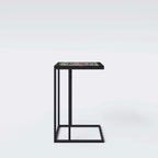 Sidebord C-form Minecraft-design for barnerom bakside