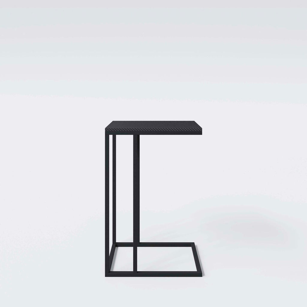 Sidebord C-form Minecraft-design for barnerom montert i rom