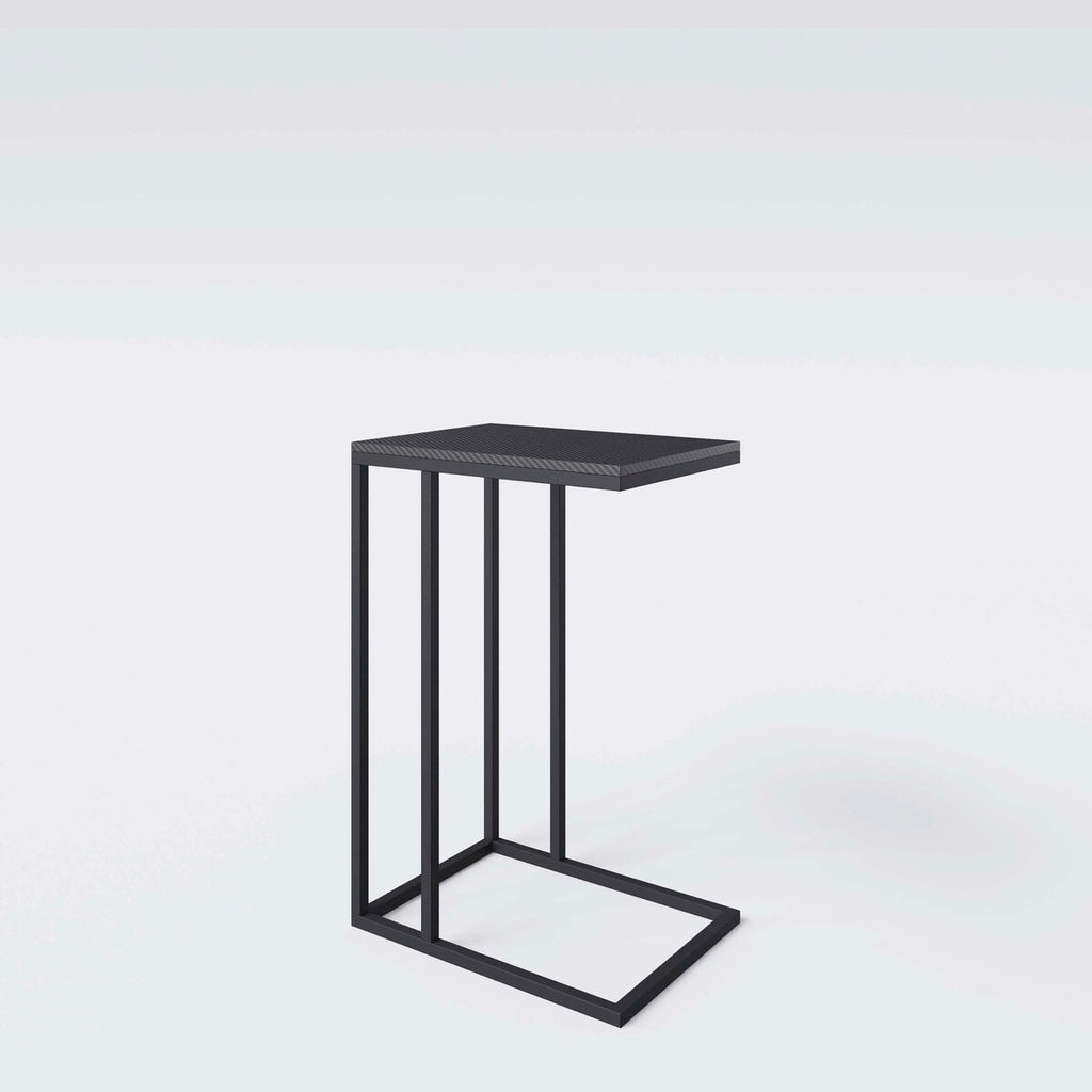 Nærbilde av Minecraft-design på Sidebord C-form for barnerom