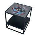 Sidebord med 1 hylle Minecraft-design for barnerom forfra