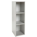 Sidehylle Universal 88,5 x 26,5 x 32 cm lysgrå fra roba, forfra