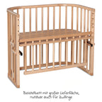 Sideseng Maxi Comfort Plus naturlakkert bøk bakside
