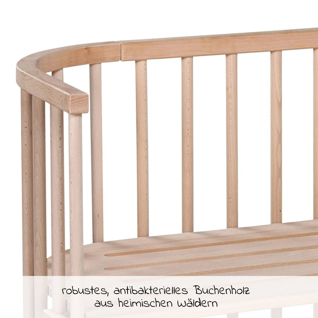 Sideseng Original i heltre bøk natur ubehandlet liggeflate
