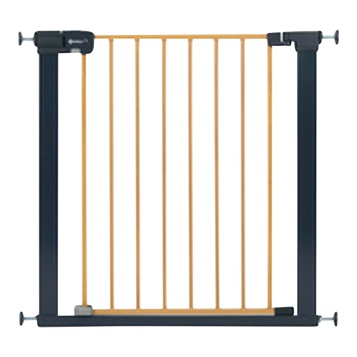 Sikkerhetsgrind for dør og trapp 73-80 cm, bakside
