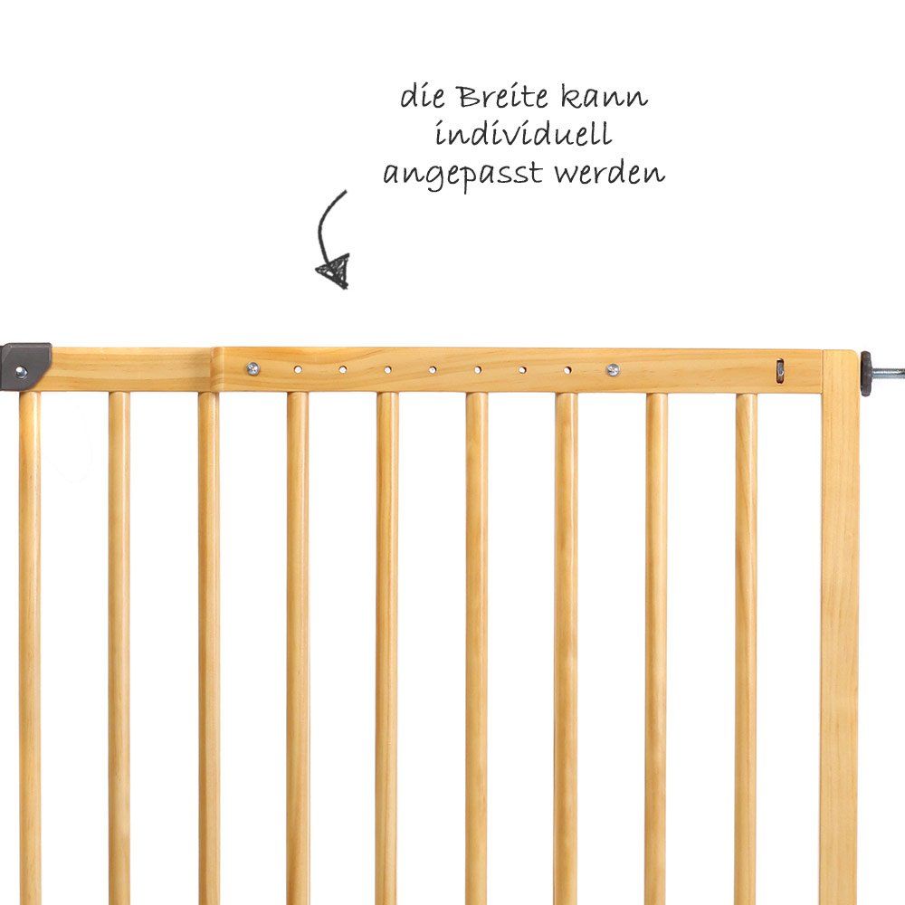 Montert Sikkerhetsgrind Active Lock i tre 75-104,5 cm - Reer i hjemmet