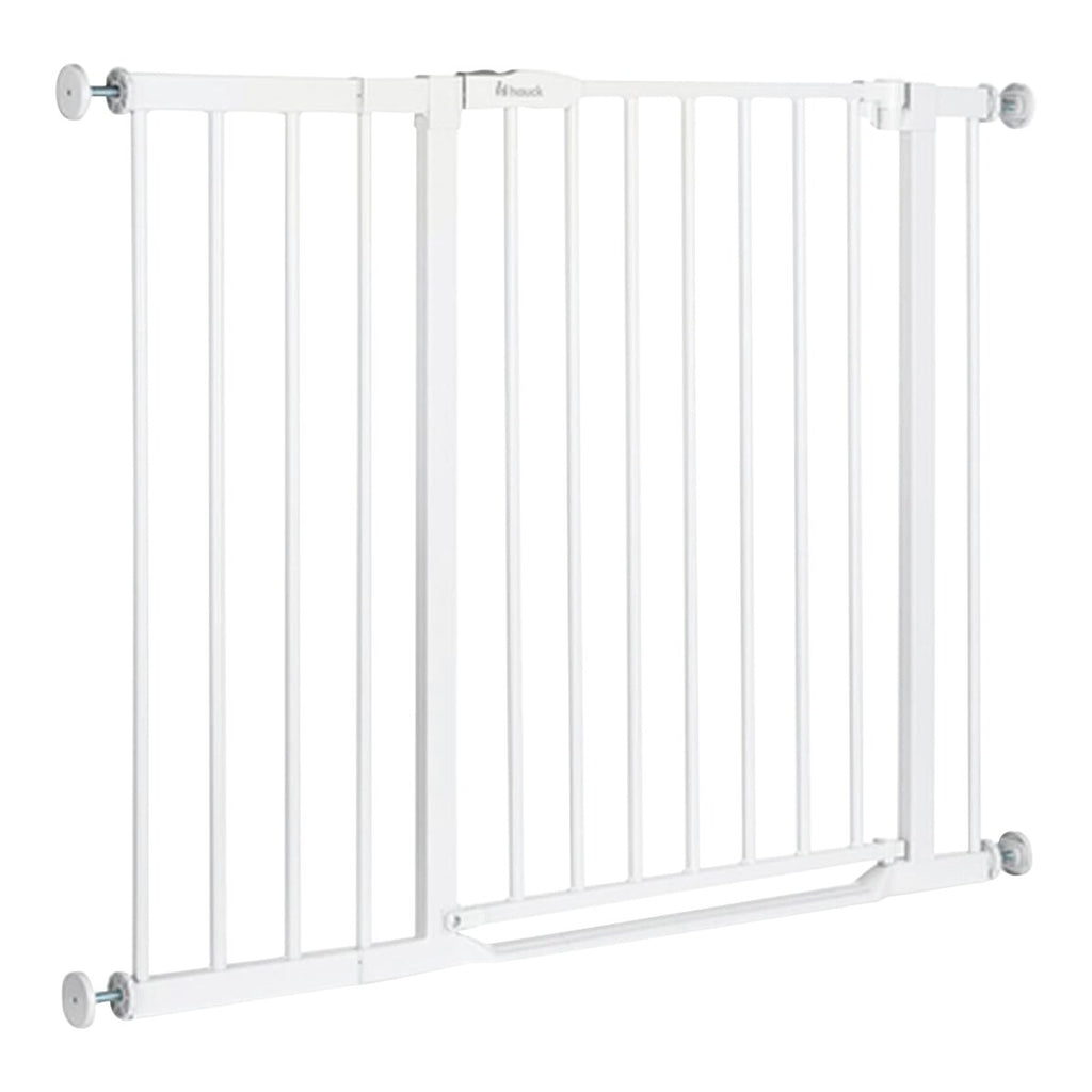 Sikkerhetsgrind Clear Step 2 med forlengelse 21 cm bakside