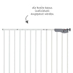 Montert Sikkerhetsgrind T-Gate Active Lock metall i døråpning