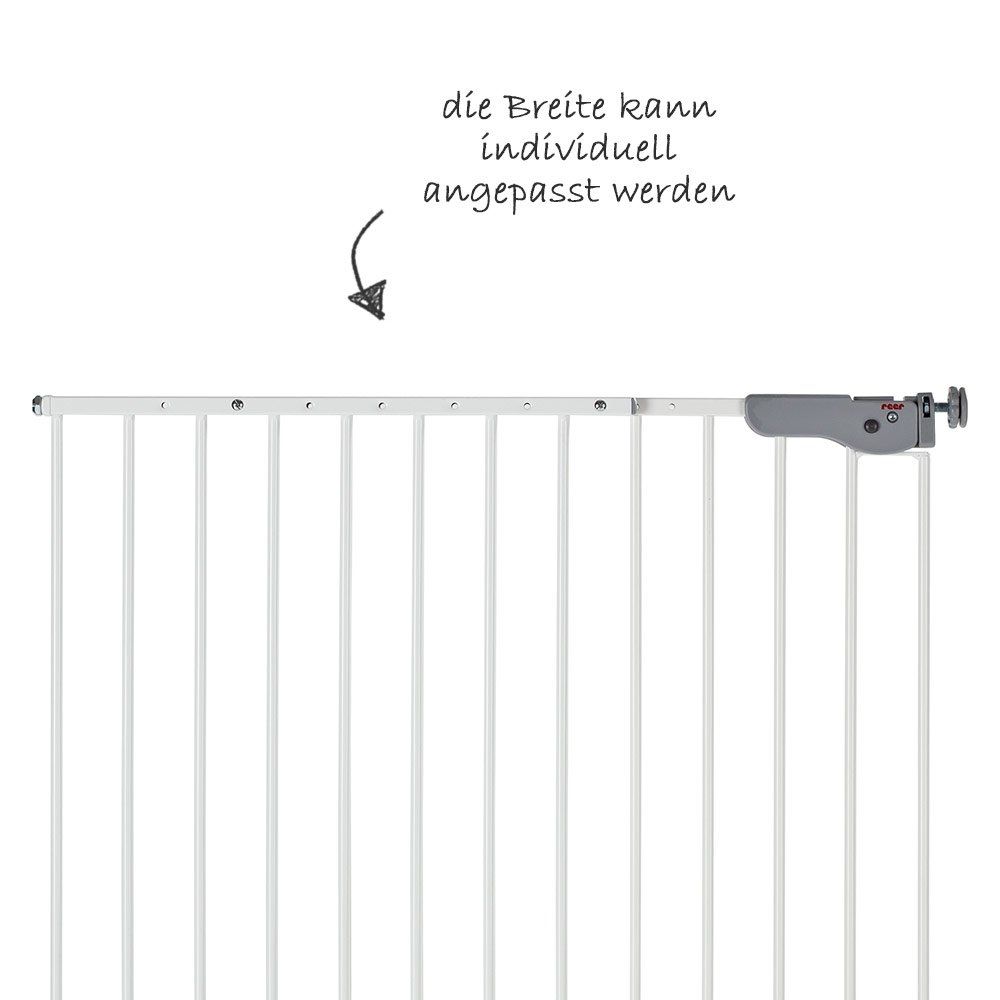 Montert Sikkerhetsgrind T-Gate Active Lock metall i døråpning