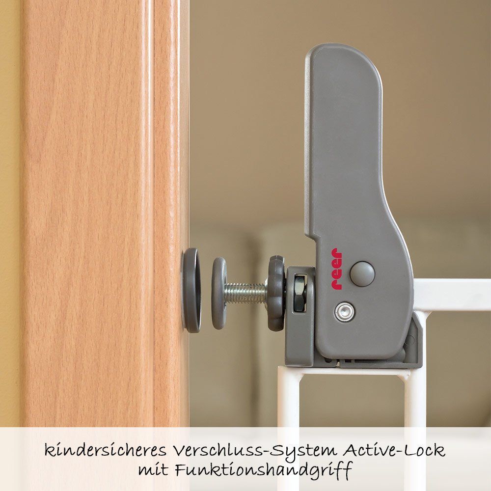 Nærbilde av metallramme på Sikkerhetsgrind T-Gate Active Lock