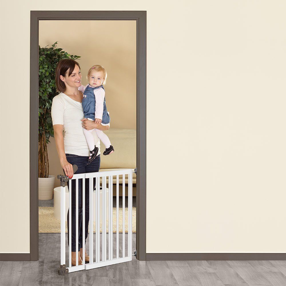 Sikkerhetsgrind T-Gate Active Lock metall med monteringsdetaljer